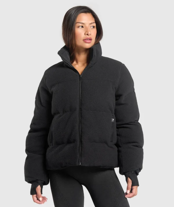 Sherpa Puffer Jacket