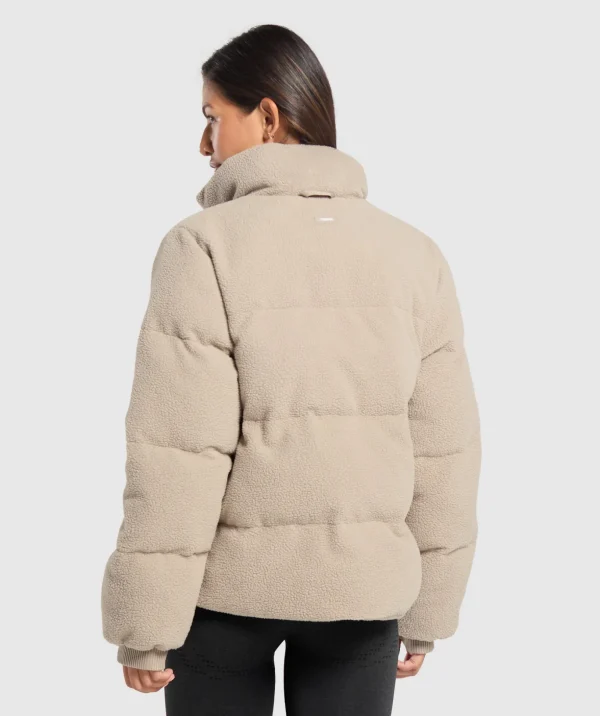 Sherpa Puffer Jacket