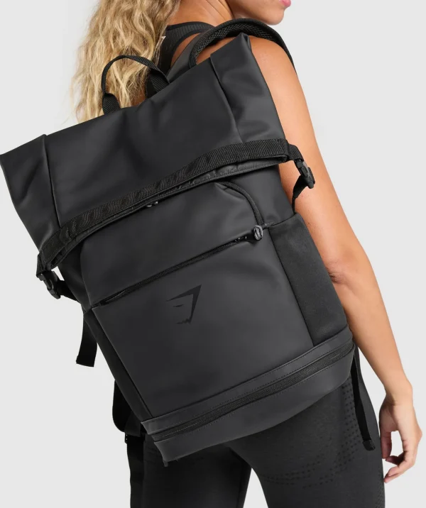 Sleek Backpack Roll Top