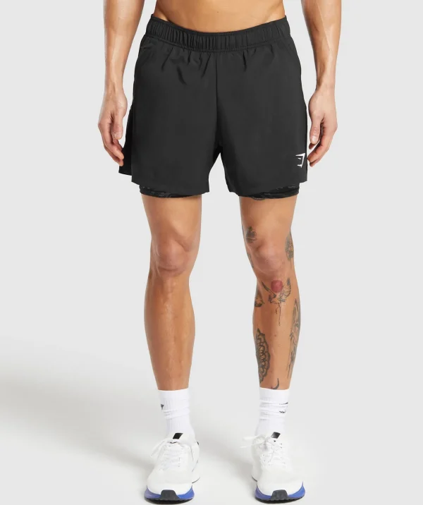 Sport  5" 2 in 1 Shorts