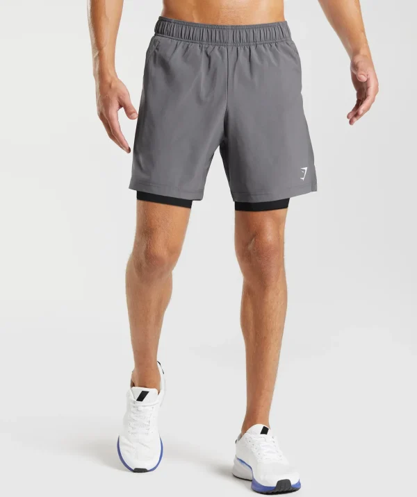 Sport 7" 2 In 1 Shorts