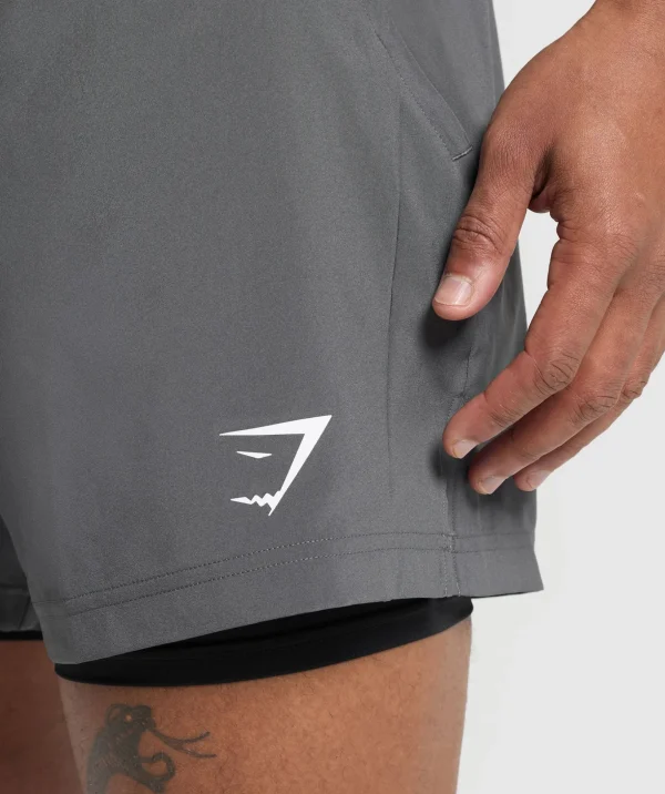 Sport 5" 2 In 1 Shorts