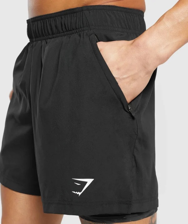 Sport  5" 2 in 1 Shorts