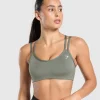 Strap Feature Sports Bra