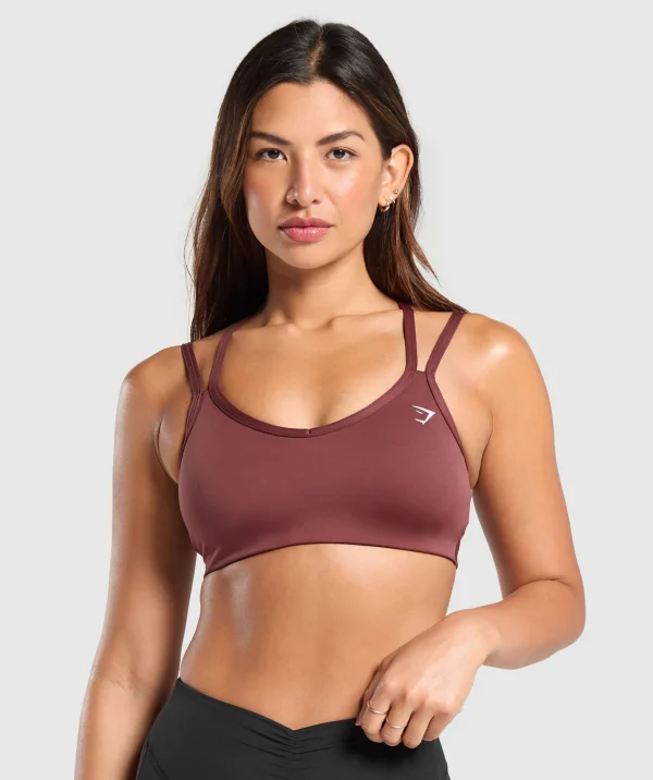 Strap Feature Sports Bra