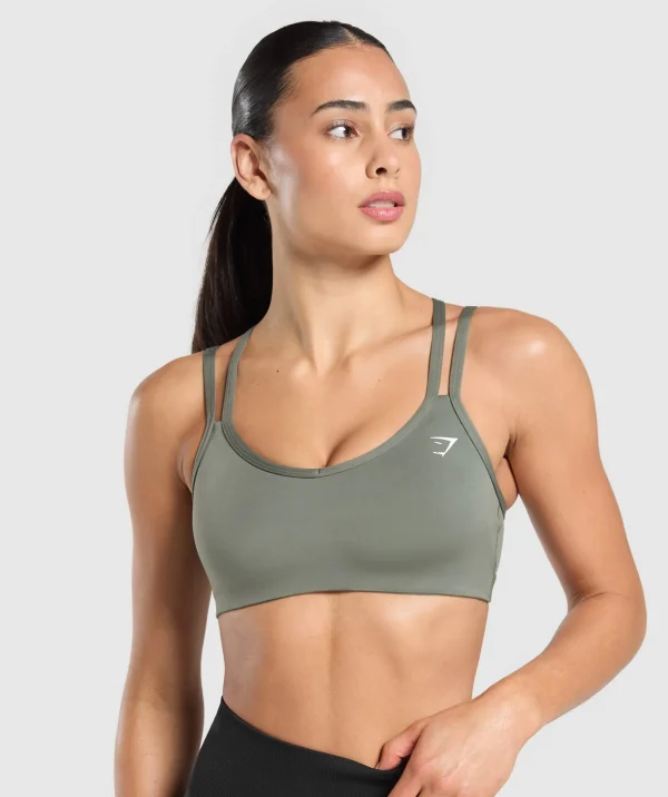 Strap Feature Sports Bra