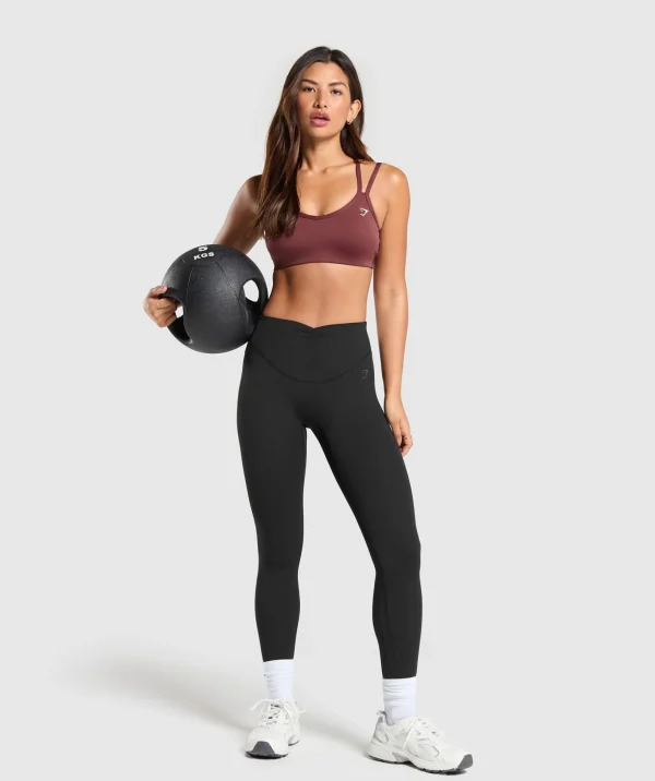 Strap Feature Sports Bra