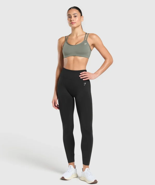 Strap Feature Sports Bra