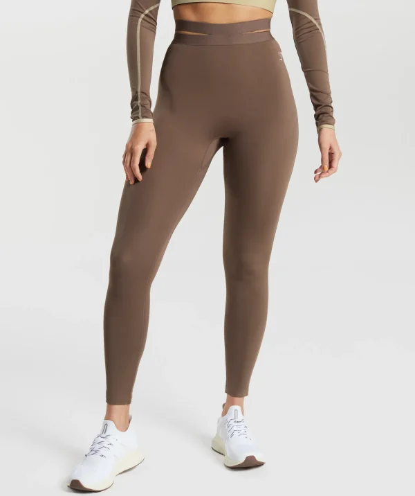 Strappy Waistband Leggings