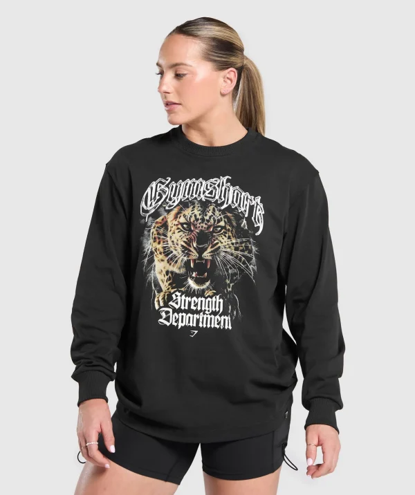 Strength Department Animal Long Sleeve T-Shirt