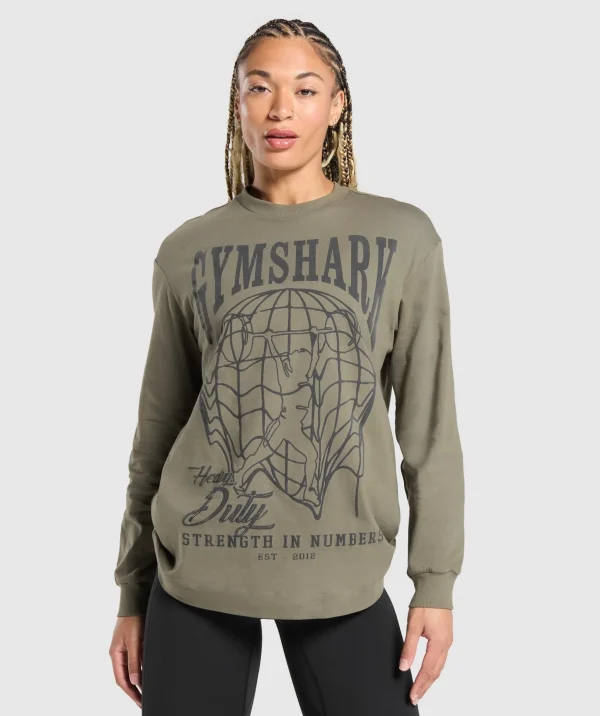 Strength In Numbers Long Sleeve Top