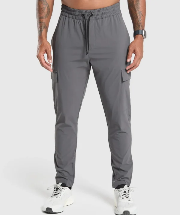 Stretch Woven Cargo Pants