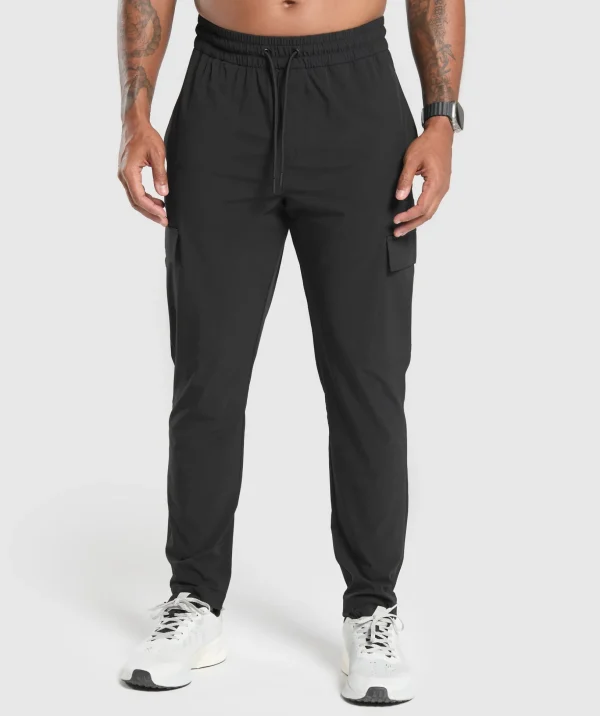 Stretch Woven Cargo Pants