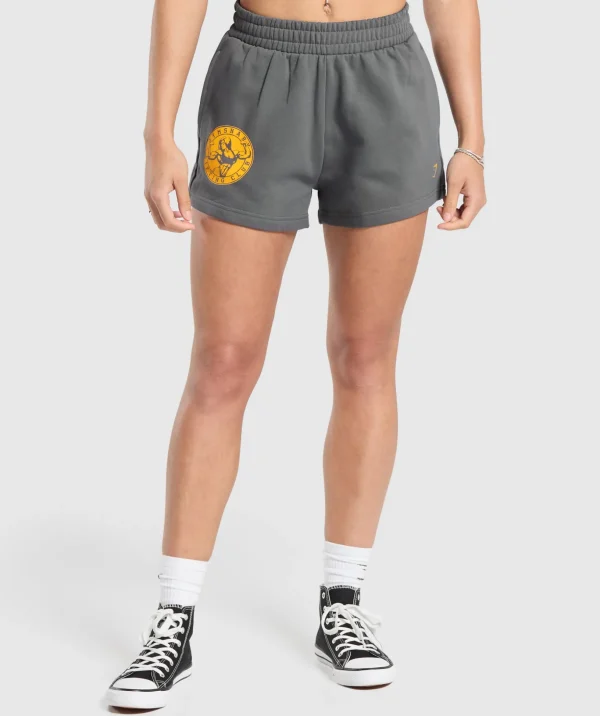 Strong Girl Lifting Club Graphic Shorts