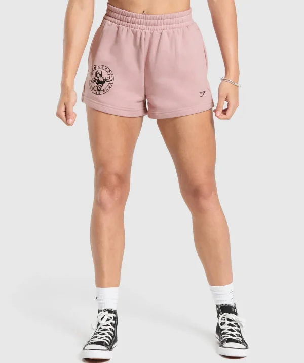 Strong Girl Lifting Club Graphic Shorts