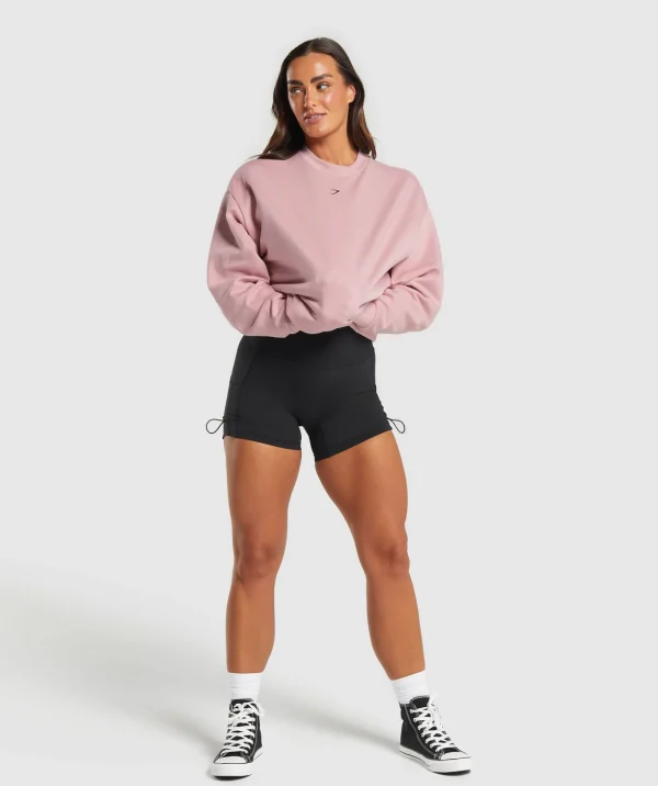 Strong Girl Lifting Club Oversized Graphic Crew