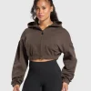 Superset Crop Zip Hoodie