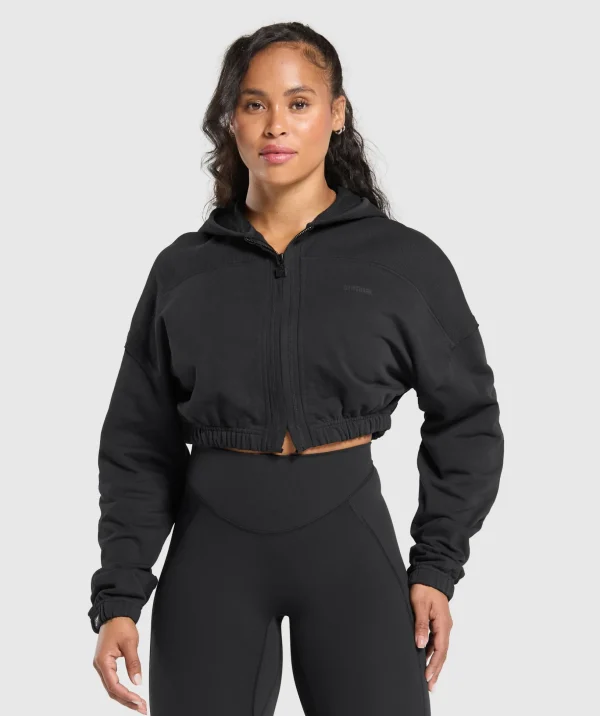 Superset Crop Zip Hoodie