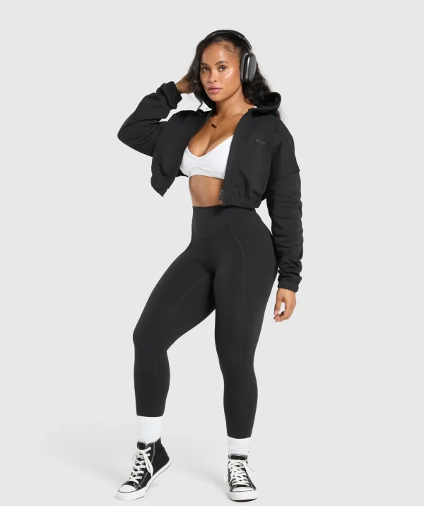 Superset Crop Zip Hoodie