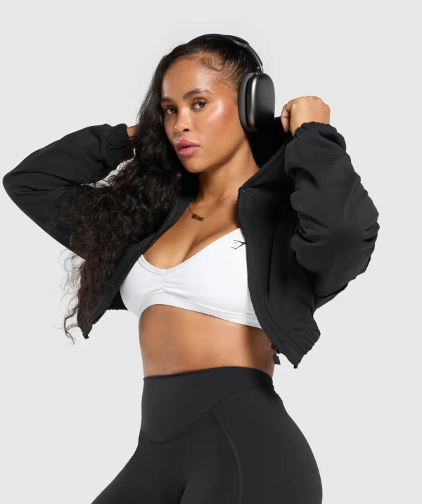 Superset Crop Zip Hoodie