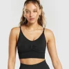 Sweat Seamless Cross Back Sports Bra