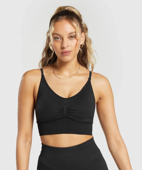 Sweat Seamless Cross Back Sports Bra