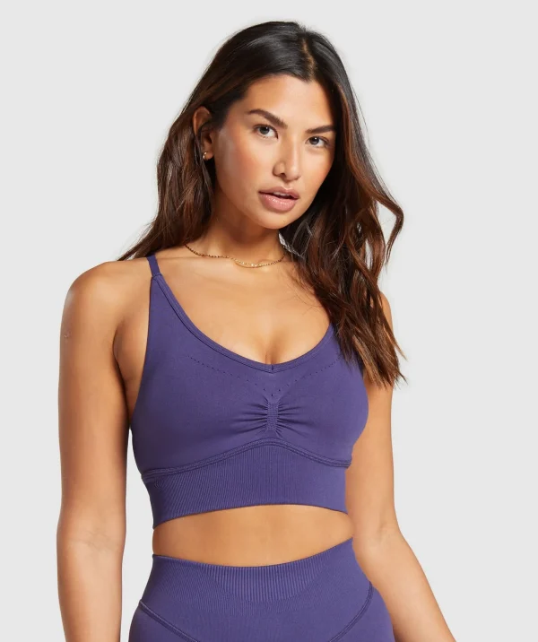 Sweat Seamless Cross Back Sports Bra