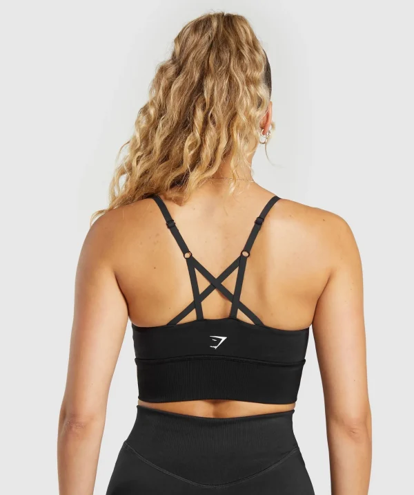 Sweat Seamless Cross Back Sports Bra