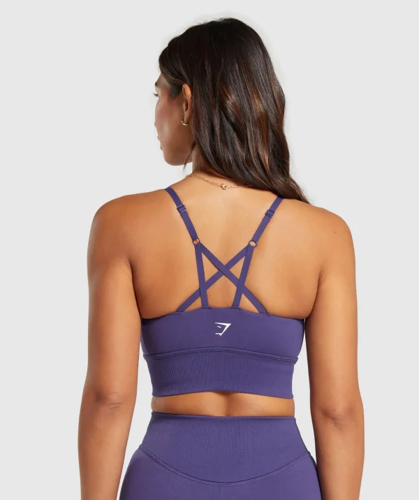 Sweat Seamless Cross Back Sports Bra