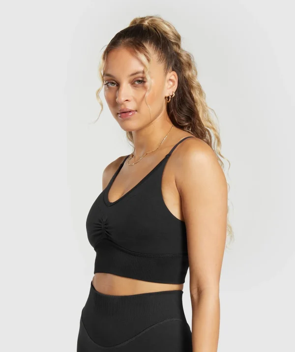 Sweat Seamless Cross Back Sports Bra