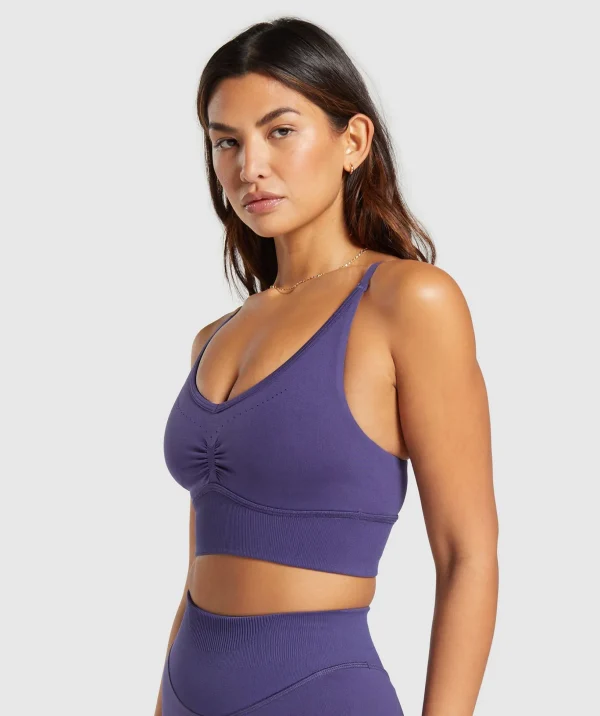 Sweat Seamless Cross Back Sports Bra