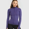 Sweat Seamless Zip Up Jacket