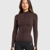 Sweat Seamless Zip Up Jacket