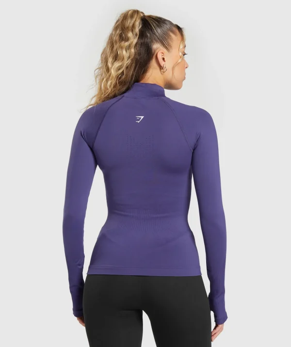 Sweat Seamless Zip Up Jacket