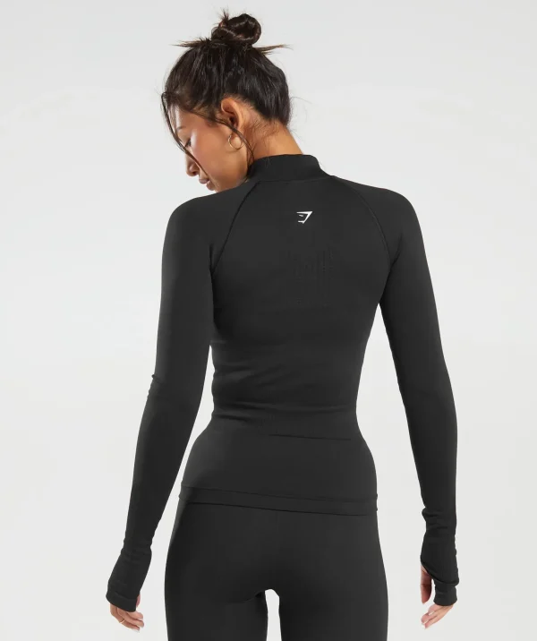 Sweat Seamless Zip Up Jacket