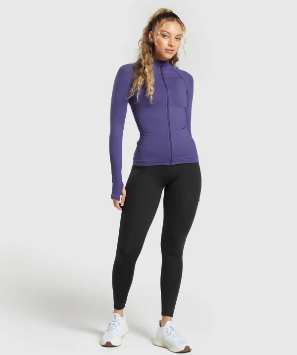 Sweat Seamless Zip Up Jacket