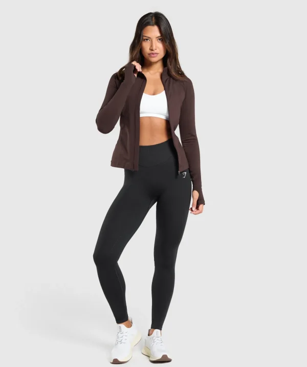 Sweat Seamless Zip Up Jacket