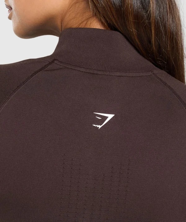 Sweat Seamless Zip Up Jacket