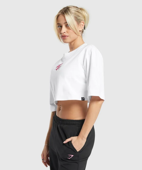 Tattoo Oversized Crop Top