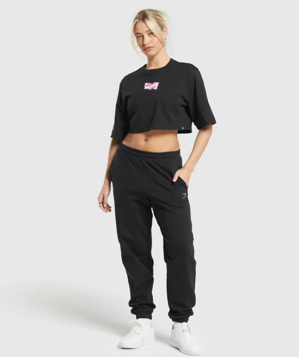 Tattoo Oversized Crop Top