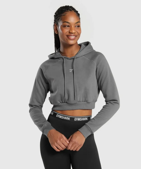 Training Fleece Cropped Hoodie