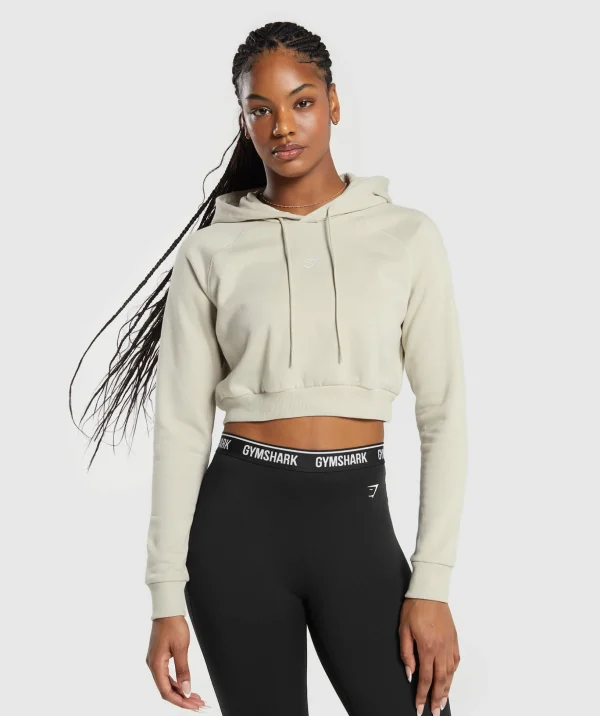 Training Fleece Cropped Hoodie