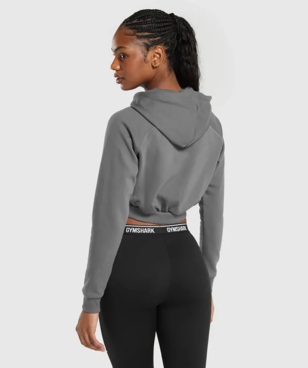 Training Fleece Cropped Hoodie