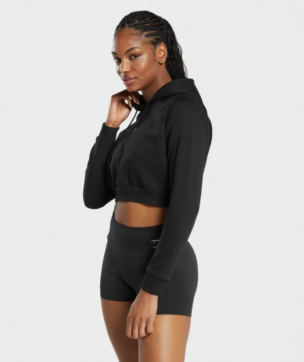 Training Fleece Cropped Hoodie