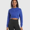 Training Fleece Cropped Sweatshirt