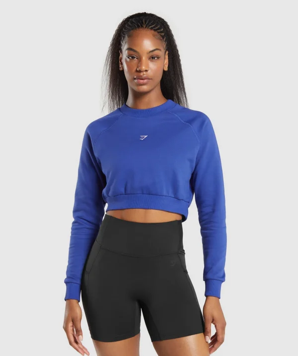 Training Fleece Cropped Sweatshirt