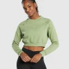 Training Fleece Cropped Sweatshirt