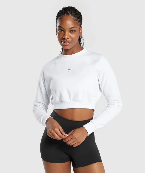 Training Fleece Cropped Sweatshirt