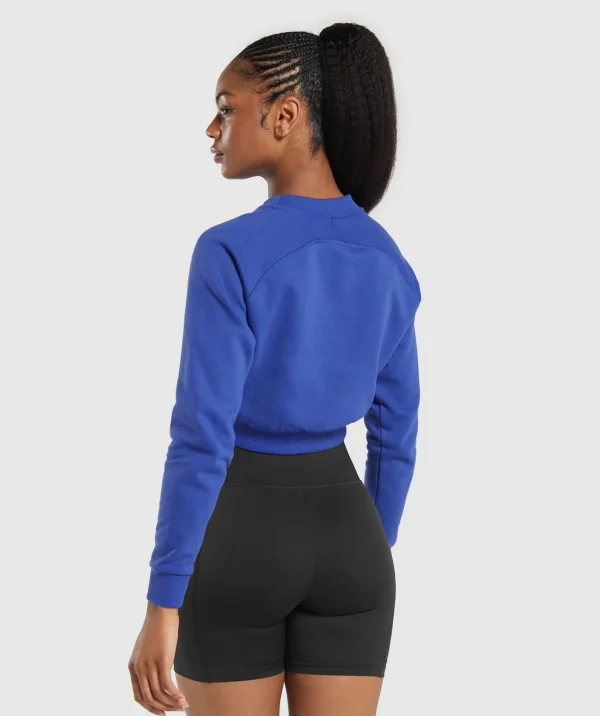 Training Fleece Cropped Sweatshirt