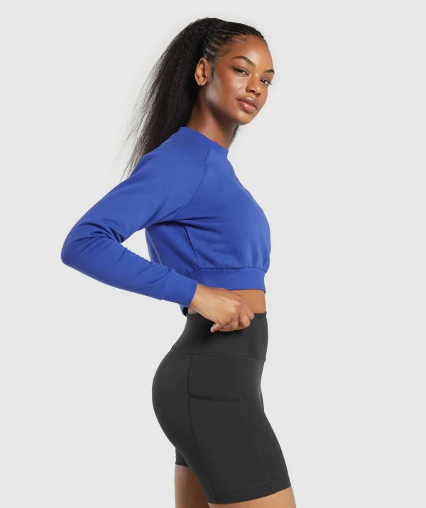 Training Fleece Cropped Sweatshirt